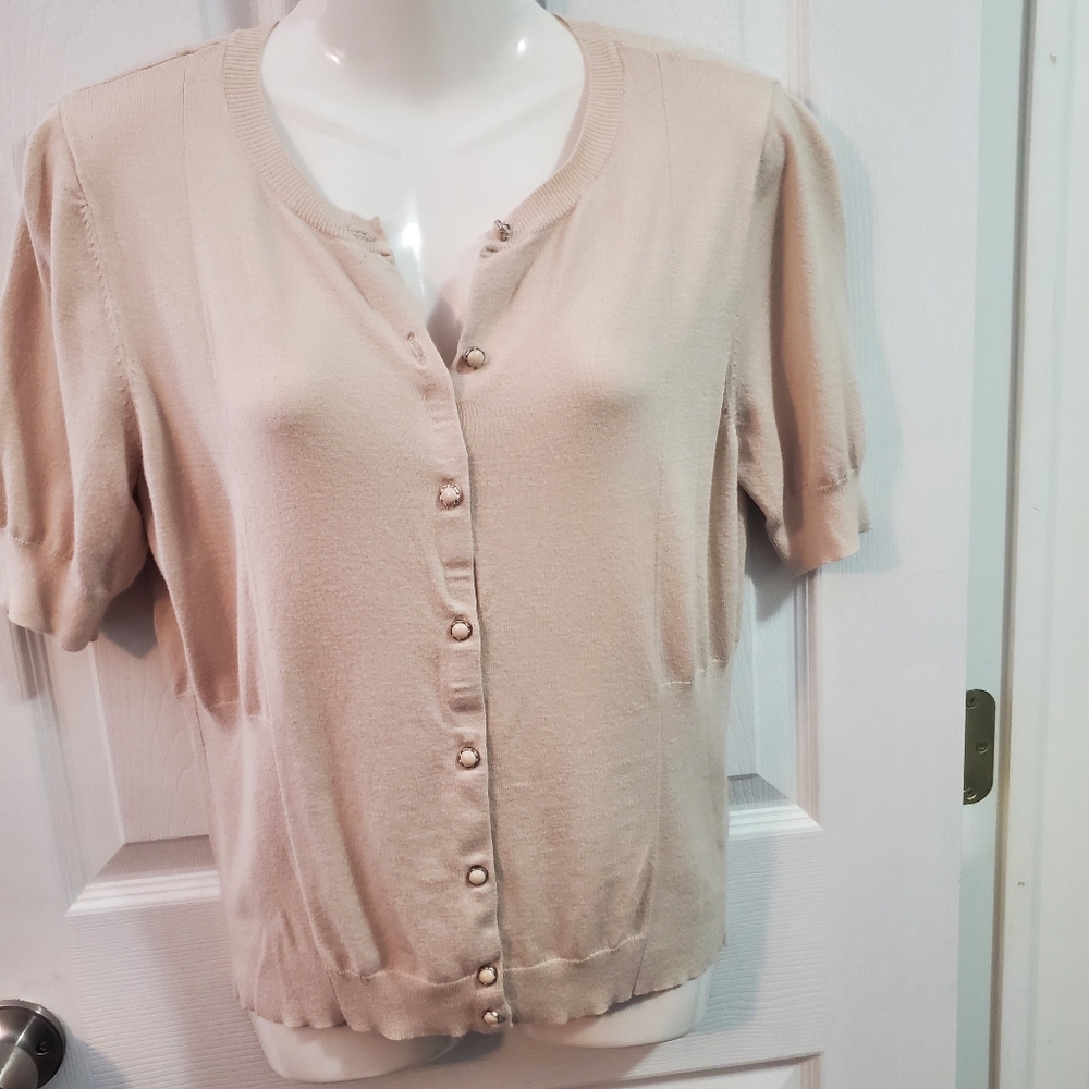 Cream colored cardigan